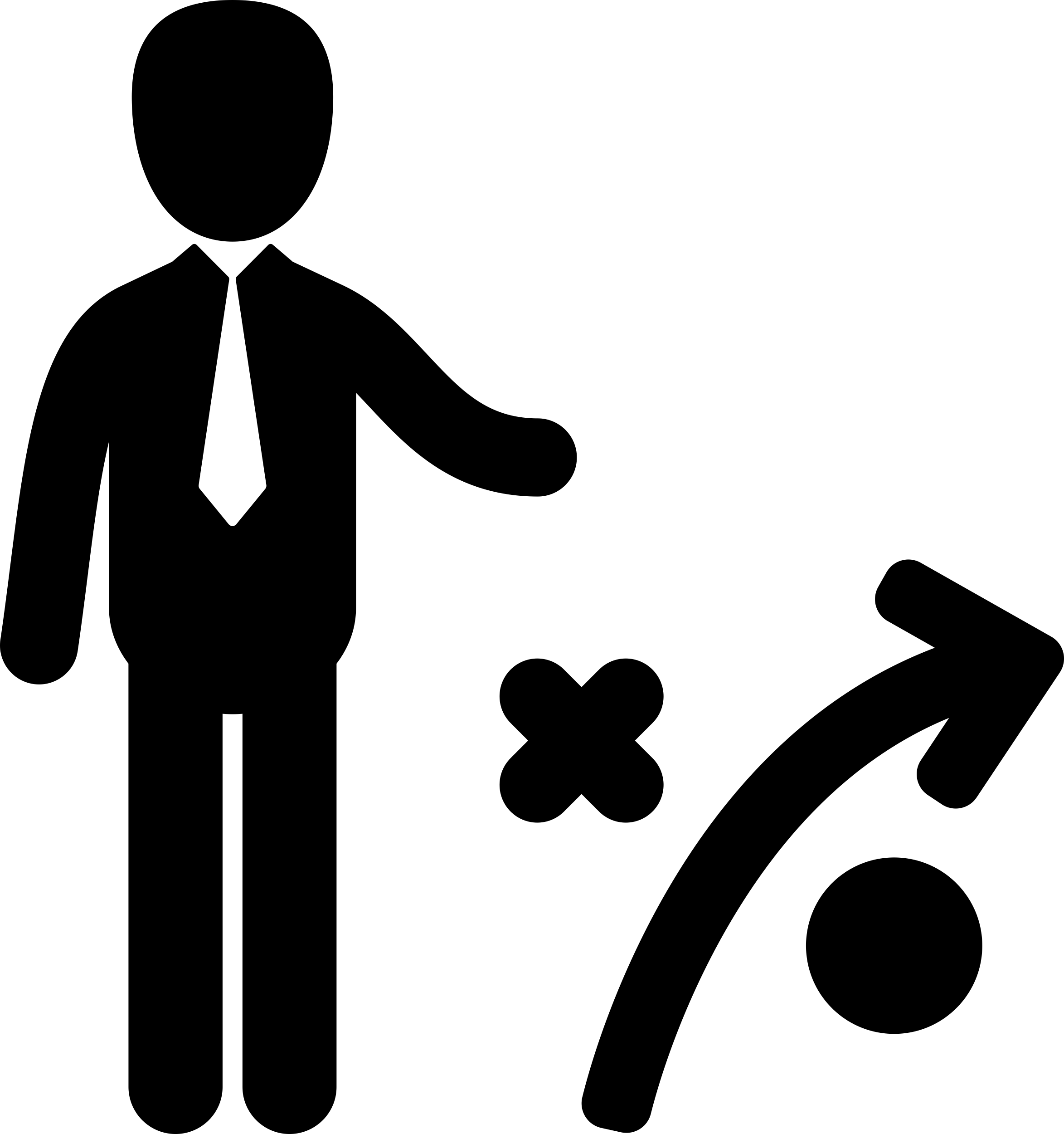 Businessman And Tactics Outline Icon Svg Set Free Vectors
